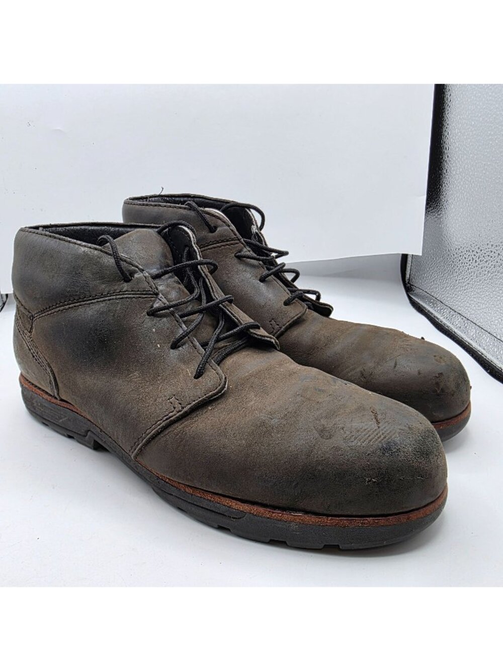 Worx By Red Wings 5407 Mens Size 10.5 Brown Work Boots Slip Resistant Outdoors